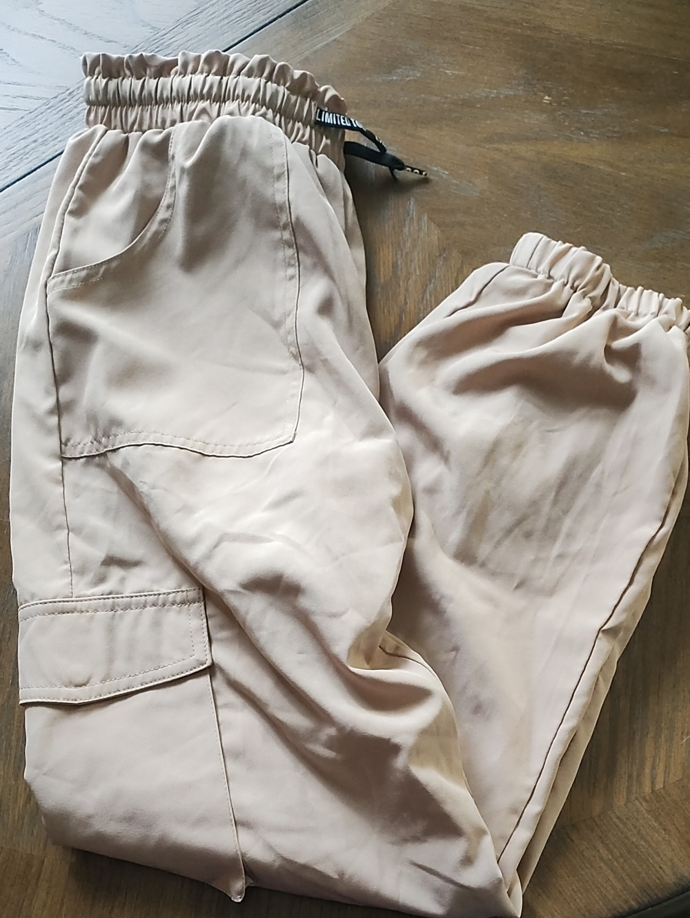 Limited Too Light Tan Girl's Cargo Joggers